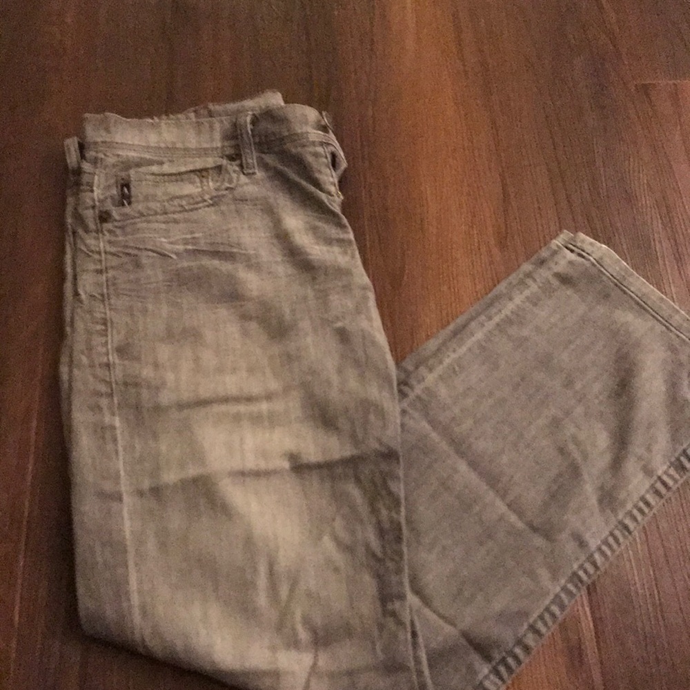Armani Exchange light gray jeans